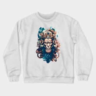 Deity Hanuman: Powerful Design for a Cool And Smart Choice Crewneck Sweatshirt